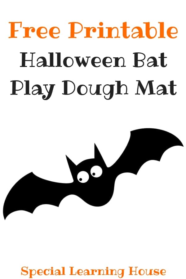 Bat Playdough Mat (Free Printable) - Special Learning House
