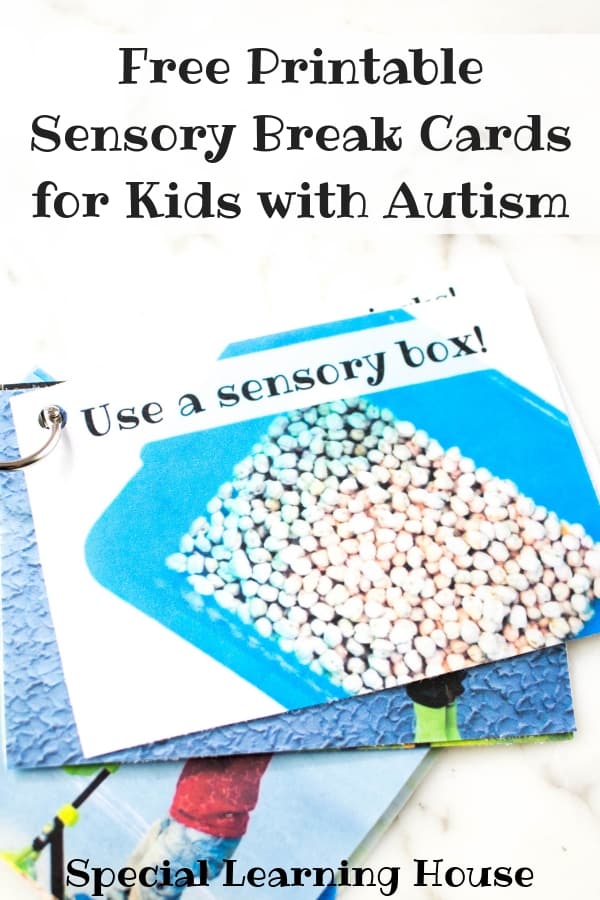 Free Printable Sensory Break Cards For Kids With Autism Special 